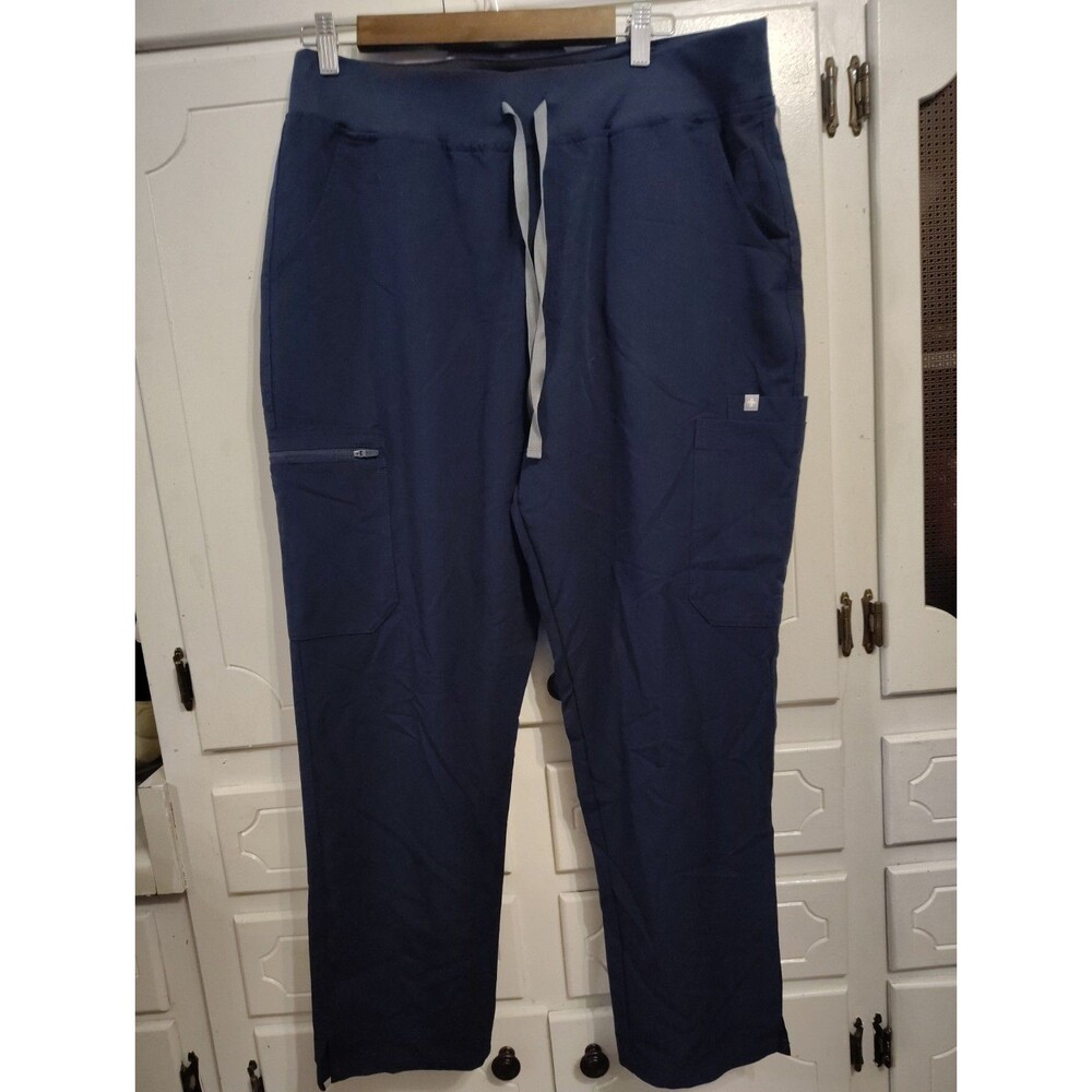 FIGS High Waisted Yola Scrub Pant Women’s XL Petite Navy Blue Nurse uniform